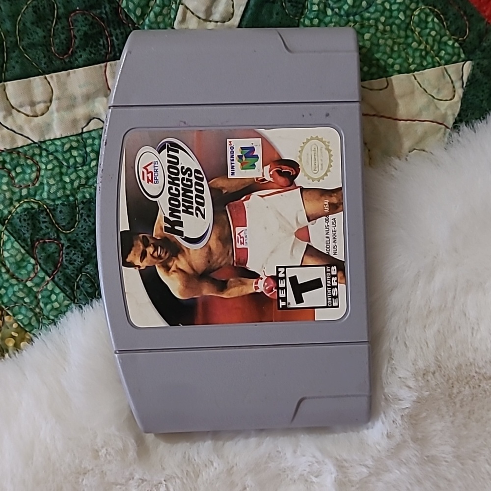 N64 Nintendo 64 EA Sports Knockout Kings 2000 Boxing Video Game